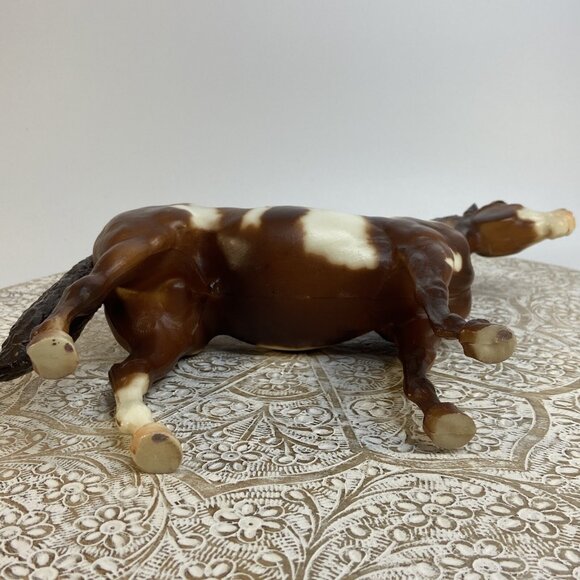 Vintage Breyer Traditional Yellow Mount #51 Paint Stallion Adios Mold 1970s Old - Picture 11 of 12